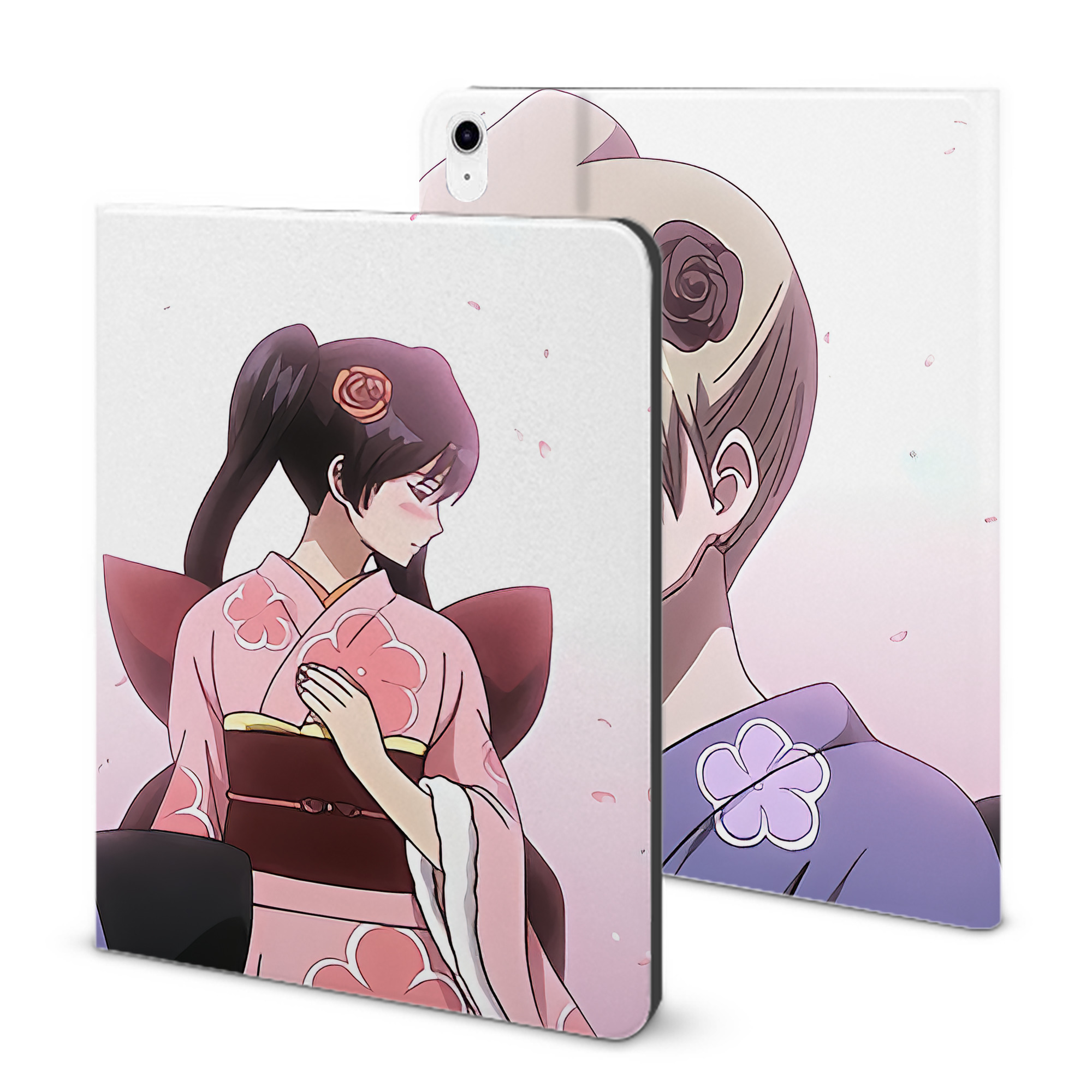 （画像用） ぎんたま 坂田銀時（さかたぎんとき） 神楽 志村新八（しむら しんぱち） GINTAMA Sakata Gintoki Kagura Shimura Shinpachi IPad ケース ブック型 PUレザー TPU 耐衝撃 軽量 薄型 ペン収納なし 全面保護 IPad 各モデル対応